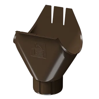 Водосточная воронка жёлоба Стандарт Стал (Stal Standard) Коричневый, (RAL 8017) Döcke