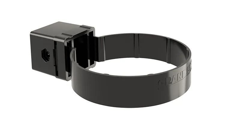 Хомут трубы ПВХ GL стандарт RAL 9005