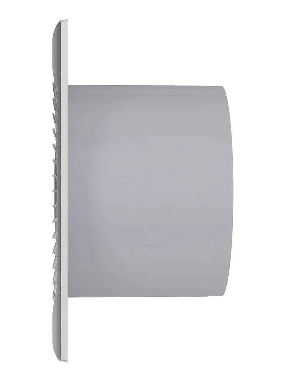 Вентилятор накладной SLIM D125 обратный клапан Chrome DICITI