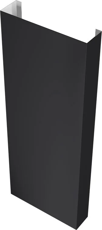 Полустолб для С8,С10 0,5 Drap ТХ RAL 9005 черный (1,8м)