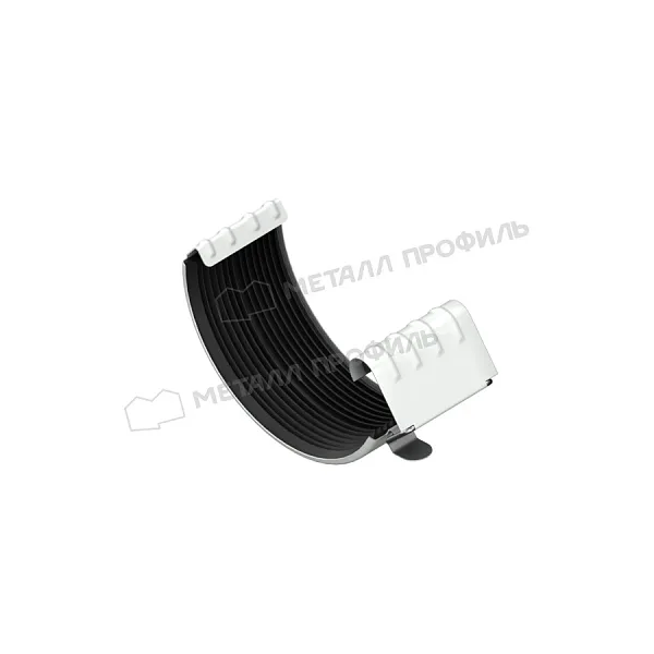 Соединитель желоба МЕТАЛЛ ПРОФИЛЬ GS lite D125 Ral 9003