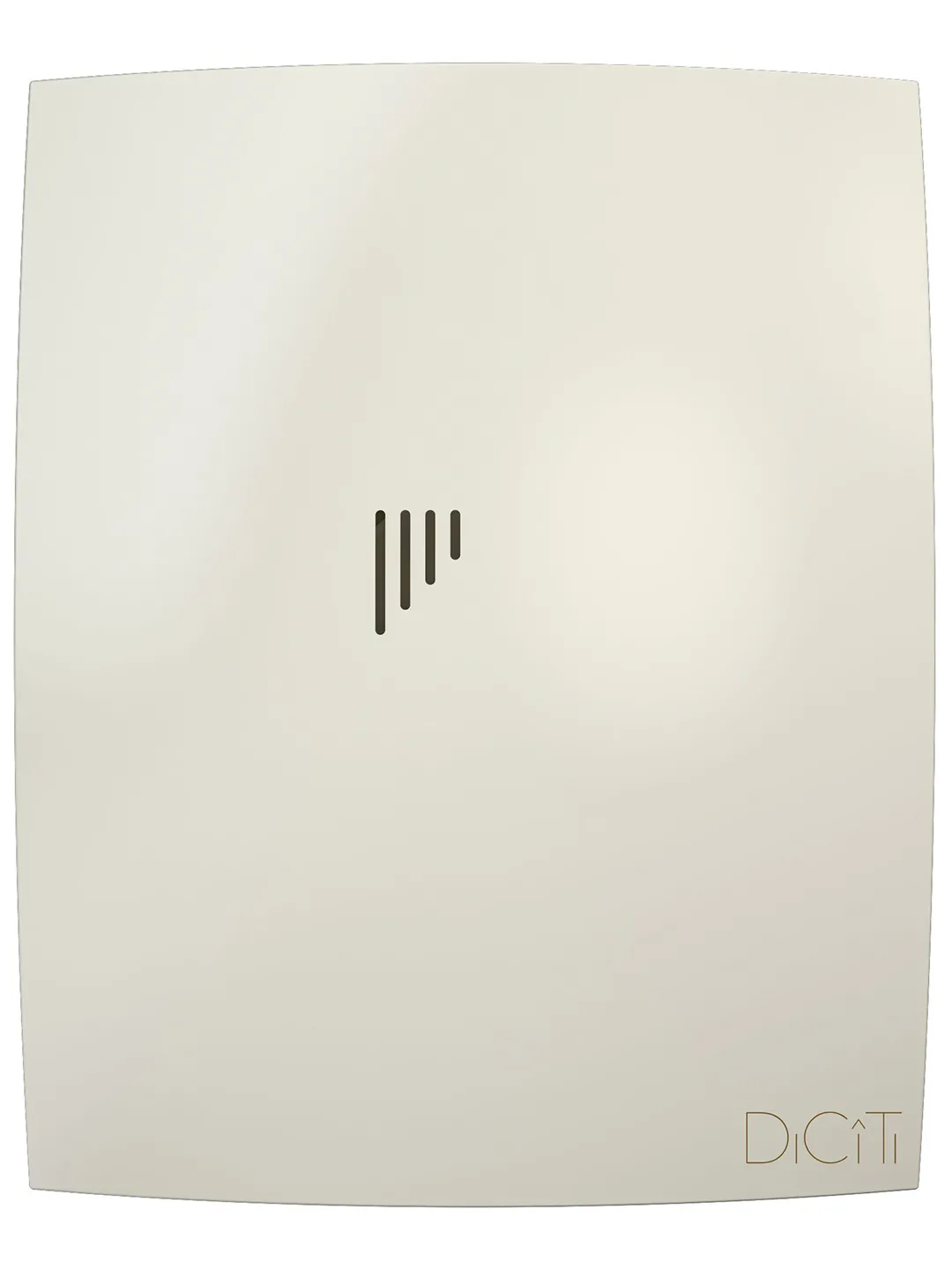 Вентилятор накладной BREEZE D125 обратный клапан Ivory DICITI