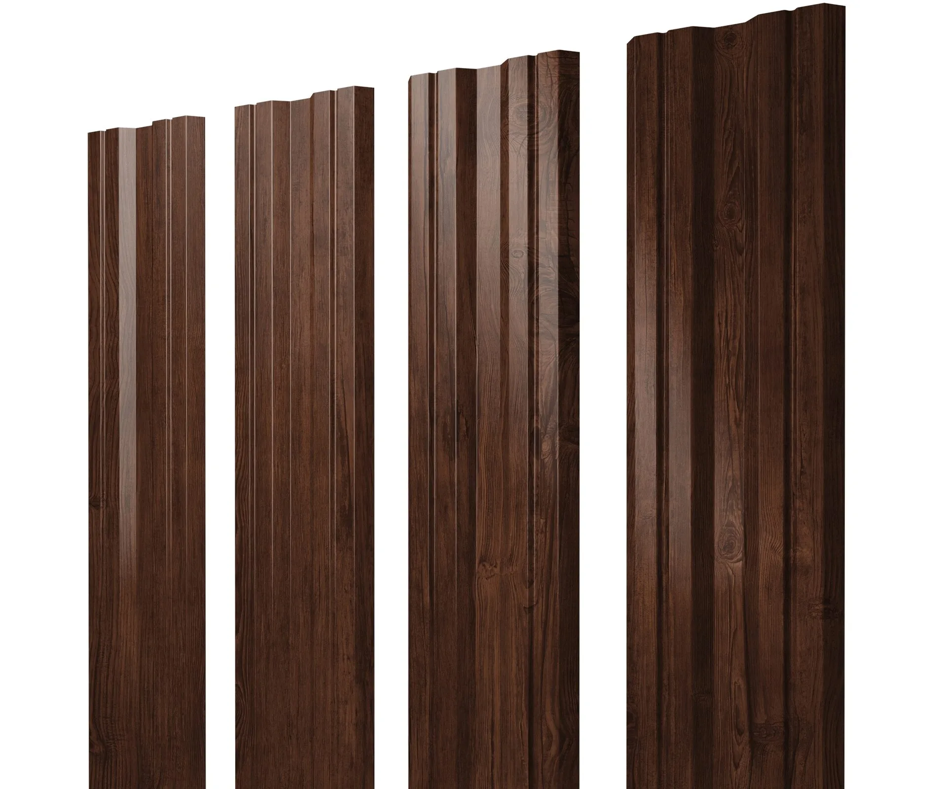 Штакетник Twin с прямым резом 0,45 Print Premium Cherry Wood Fresh Twin с прямым резомColor
