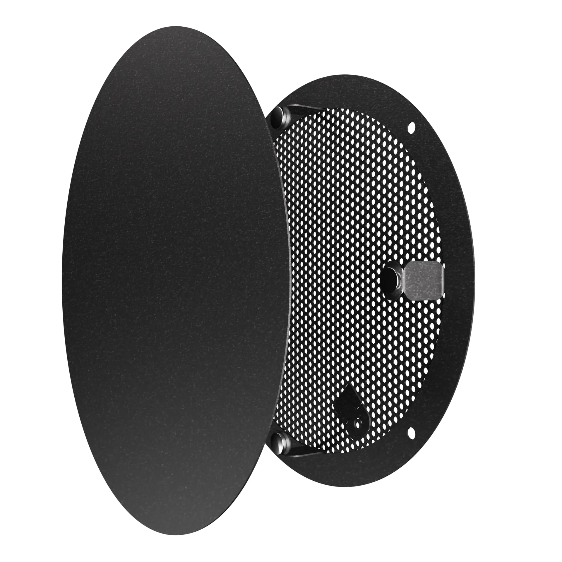 Решетка вентиляционная RVM D160 сетка разъемная на магнитах D200 окрашсталь Black ERA