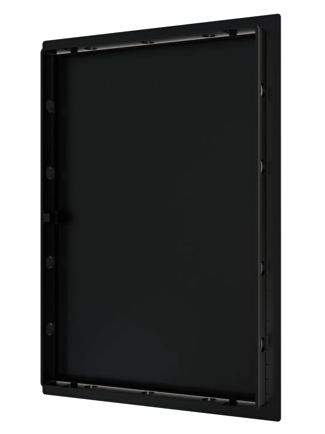 Люк ревизионный LN фланец 200х300 нажимной 223х323 пластик Black EVECS