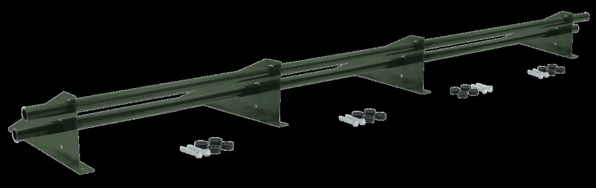 Снегозадержатель трубчатый универсальный Оптима плюс RAL 6020 3м