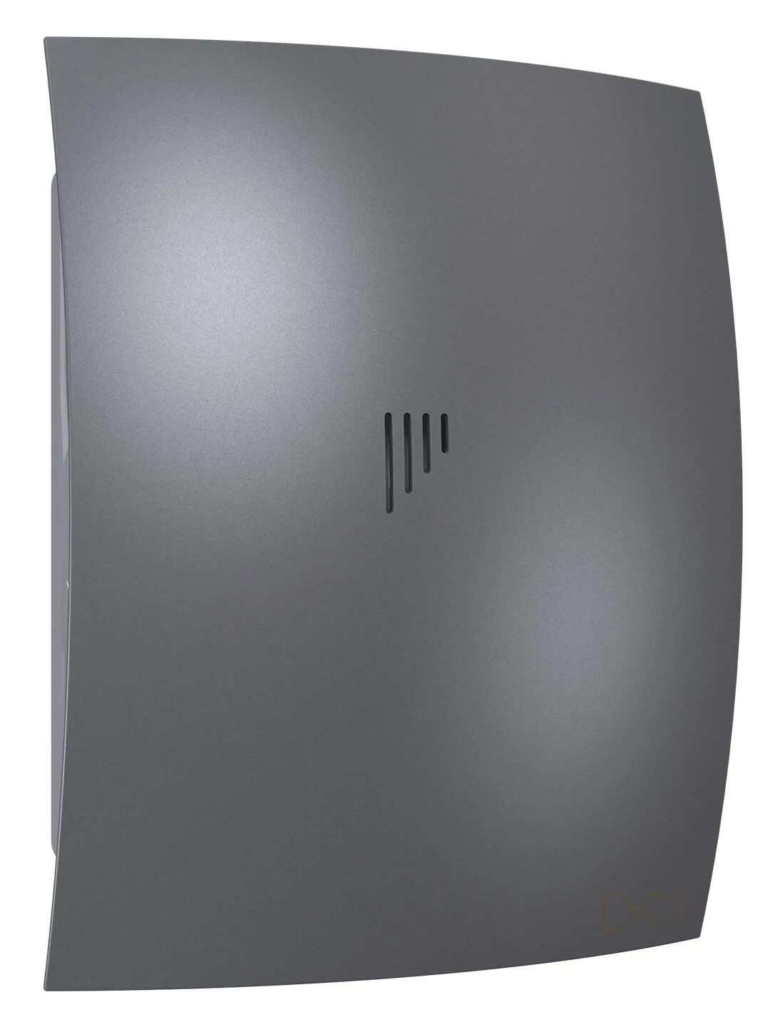 Вентилятор накладной BREEZE D125 обратный клапан Dark gray metal DICITI