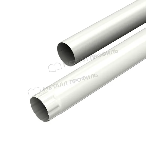 Труба водосточная МЕТАЛЛ ПРОФИЛЬ Foramina PUR D100х3000 Ral 9010