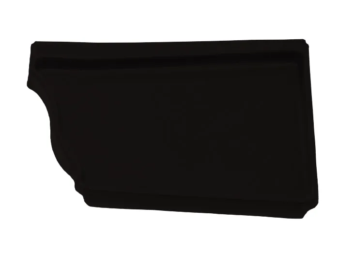 Заглушка правая Vortex Matt 127мм RAL 9005 черный