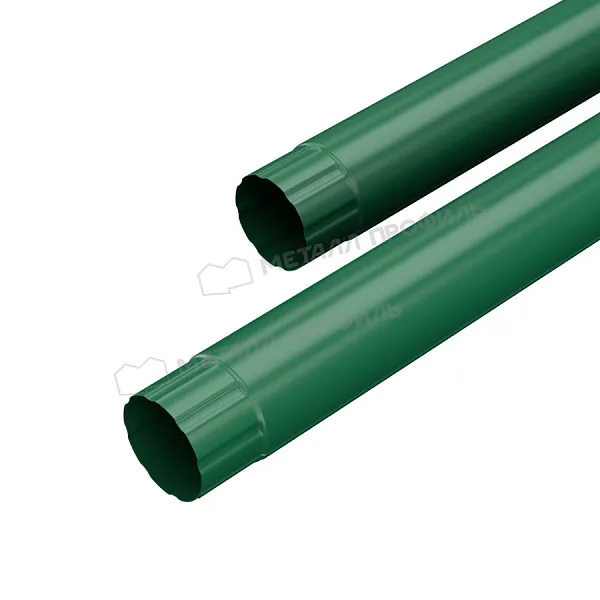 Труба соединительная МЕТАЛЛ ПРОФИЛЬ Foramina PUR D100х1000 Ral 6005