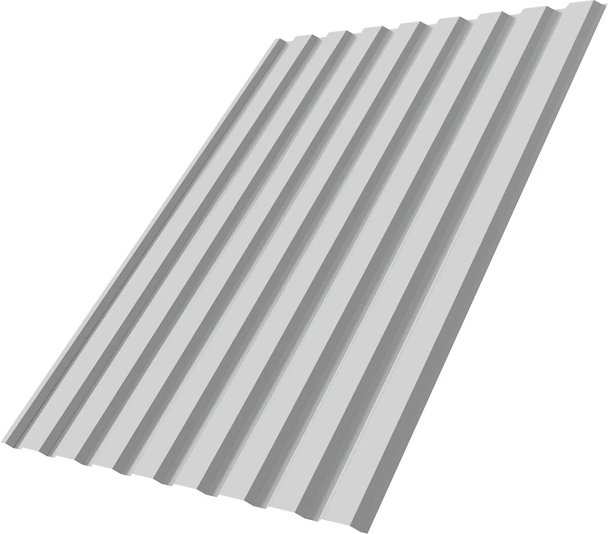 Профнастил С20A Grand Line 0,45 Drap ТХ RAL 7047 телегрей 4
