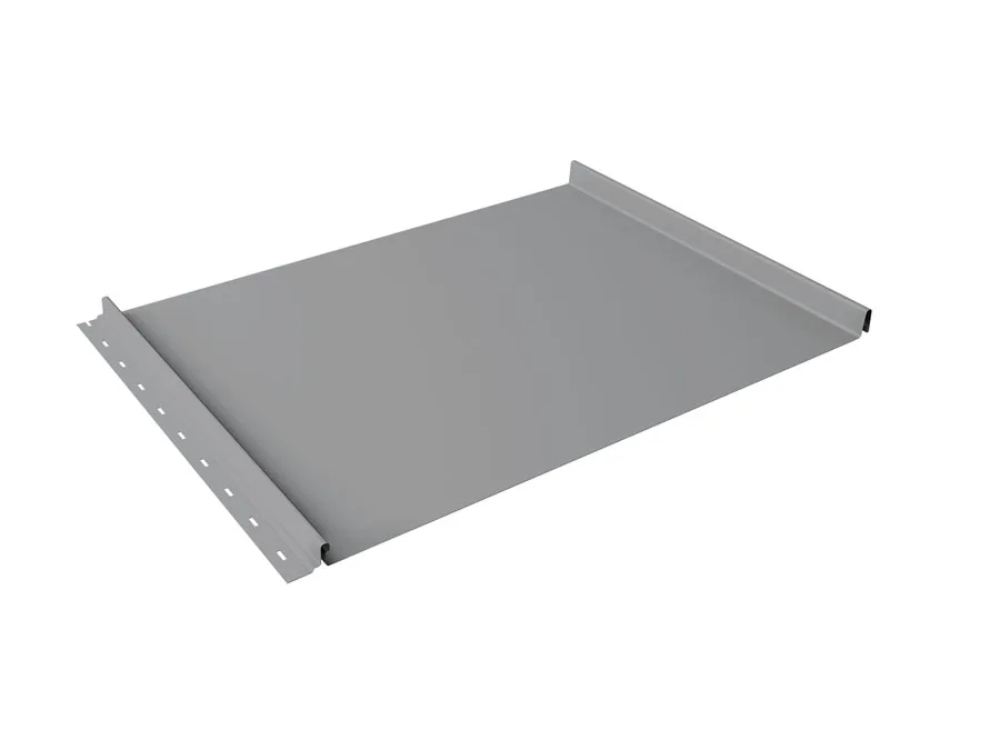 Кликфальц Grand Line 0,45 Drap ТХ с пленкой на замках RAL 7004 сигнальный серый