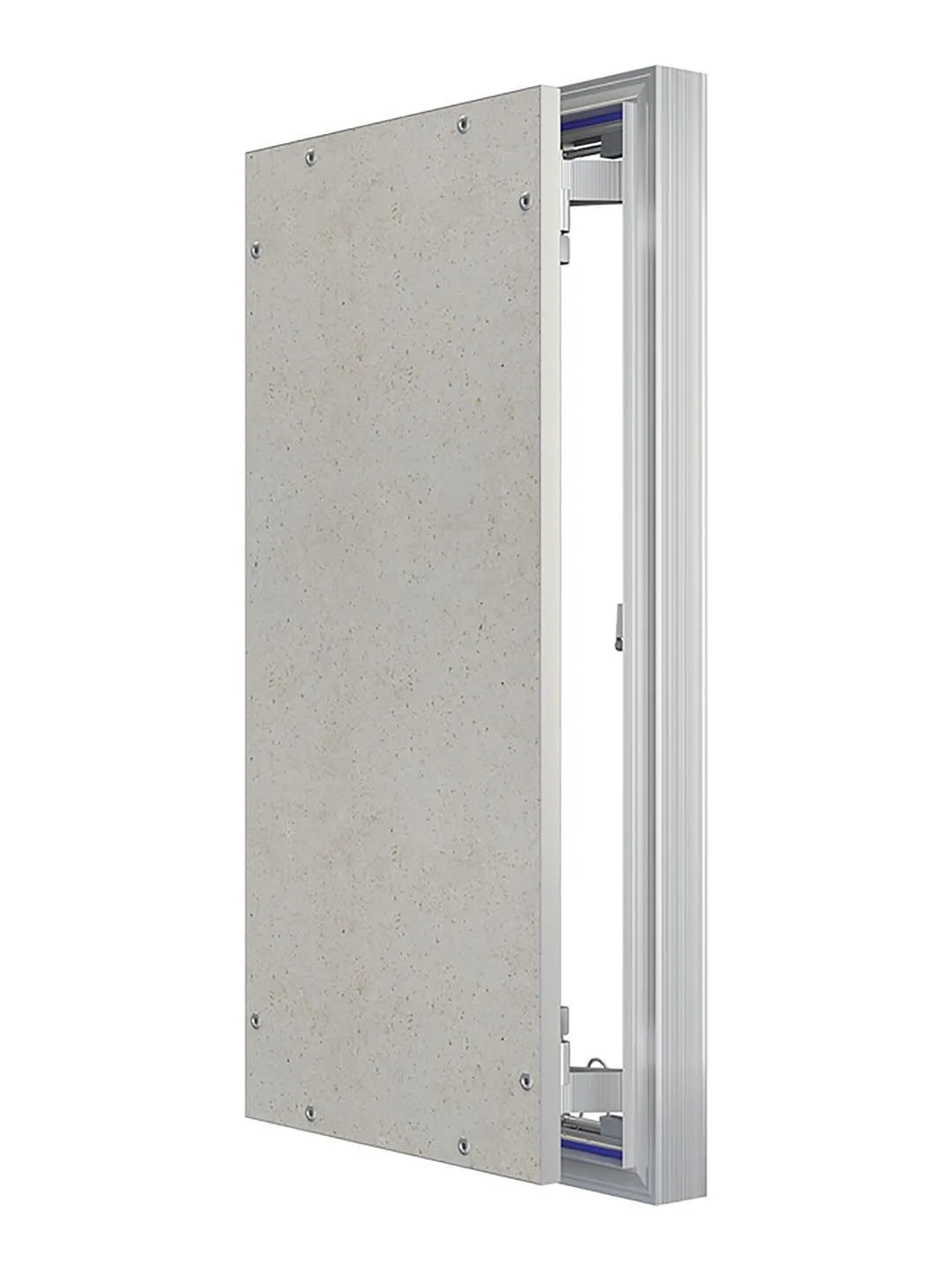 Люк ревизионный D Ceramo Optimum 300х600 скрытый монтаж петля алюминий EVECS