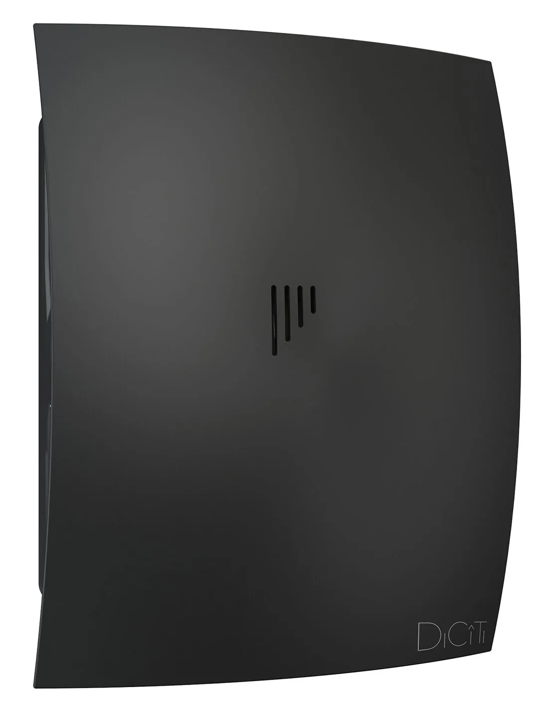 Вентилятор накладной BREEZE D125 обратный клапан Matt black DICITI