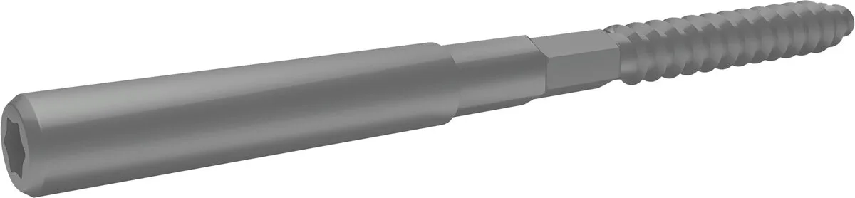 Шуруп-шпилька 8х160 Grand Line RAL 7037 пыльно-серый