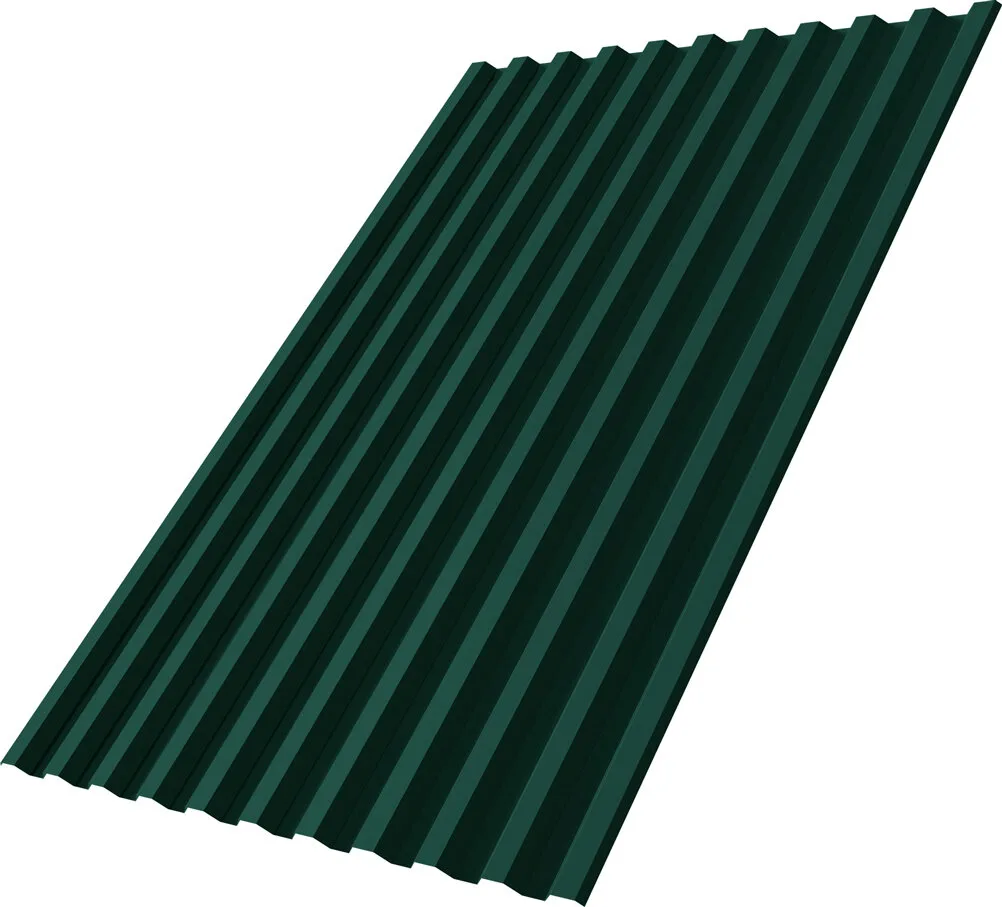 Профнастил С21R Grand Line 0,5 ПЭ RAL 6005 зеленый мох
