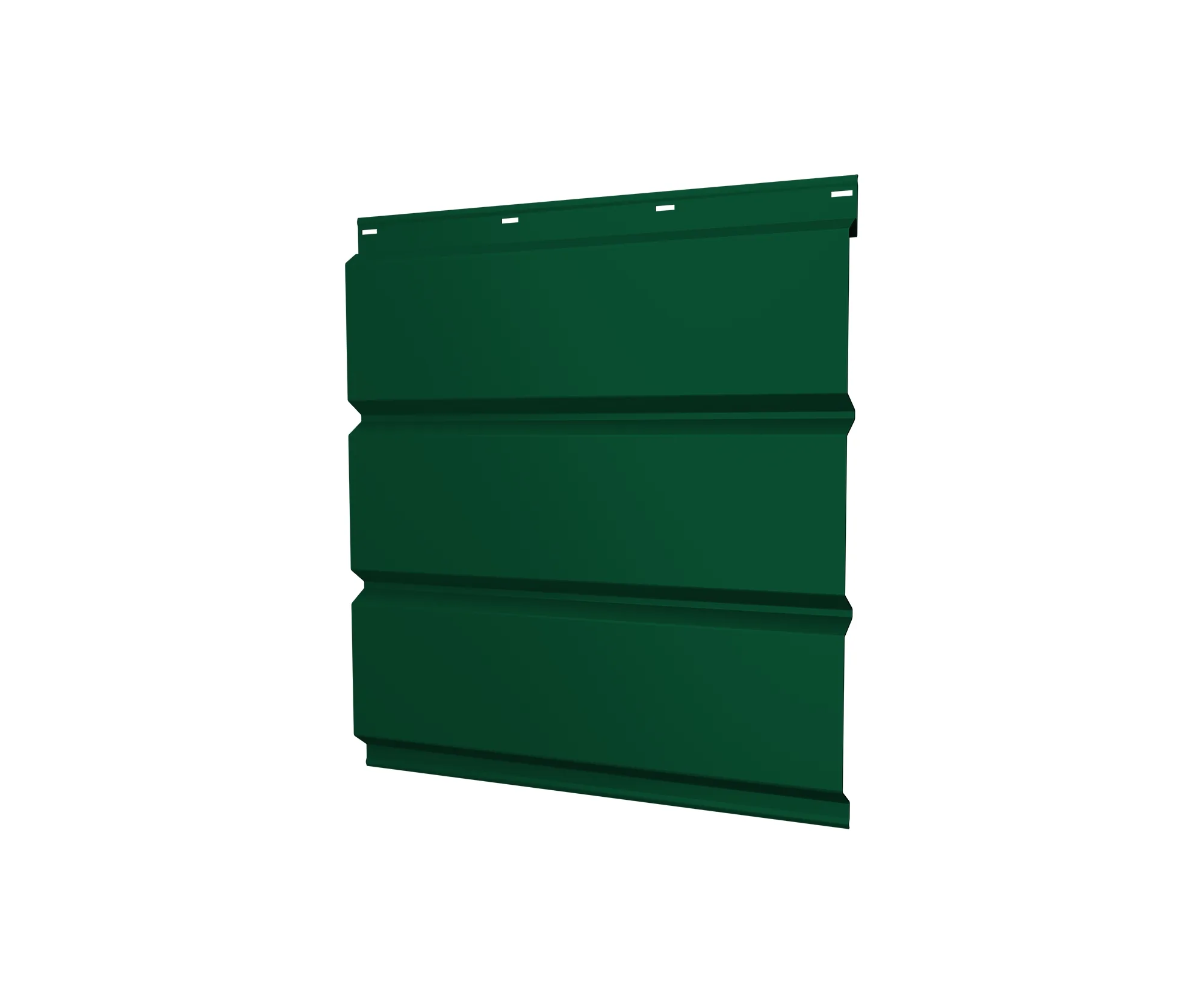 Софит металлический без перфорации 0,5 Satin с пленкой RAL 6005 зеленый мох
