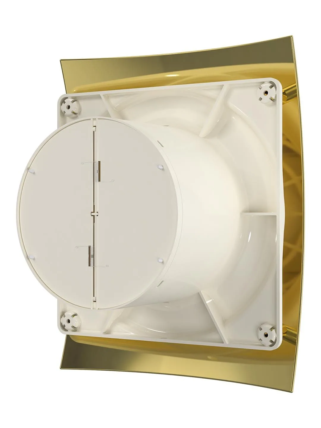 Вентилятор накладной BREEZE D100 обратный клапан Gold DICITI