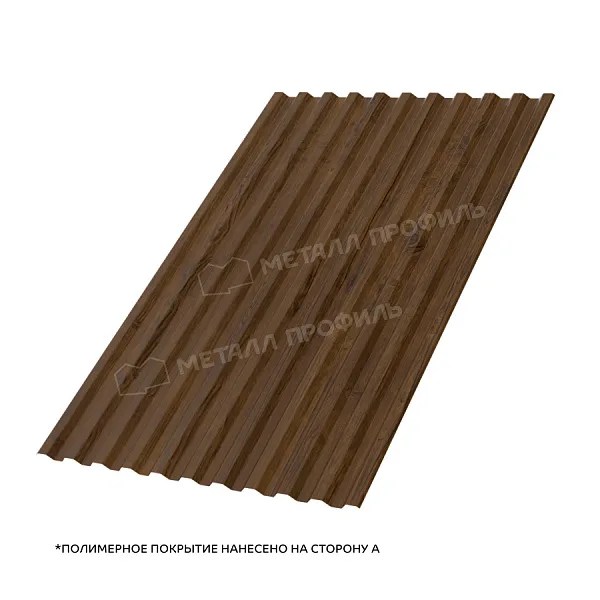Профлист МЕТАЛЛ ПРОФИЛЬ С-21x1000-A Металл Профиль (ECOSTEEL_T_Д-01-ЗолотойДуб-0,5), ЗолотойДуб