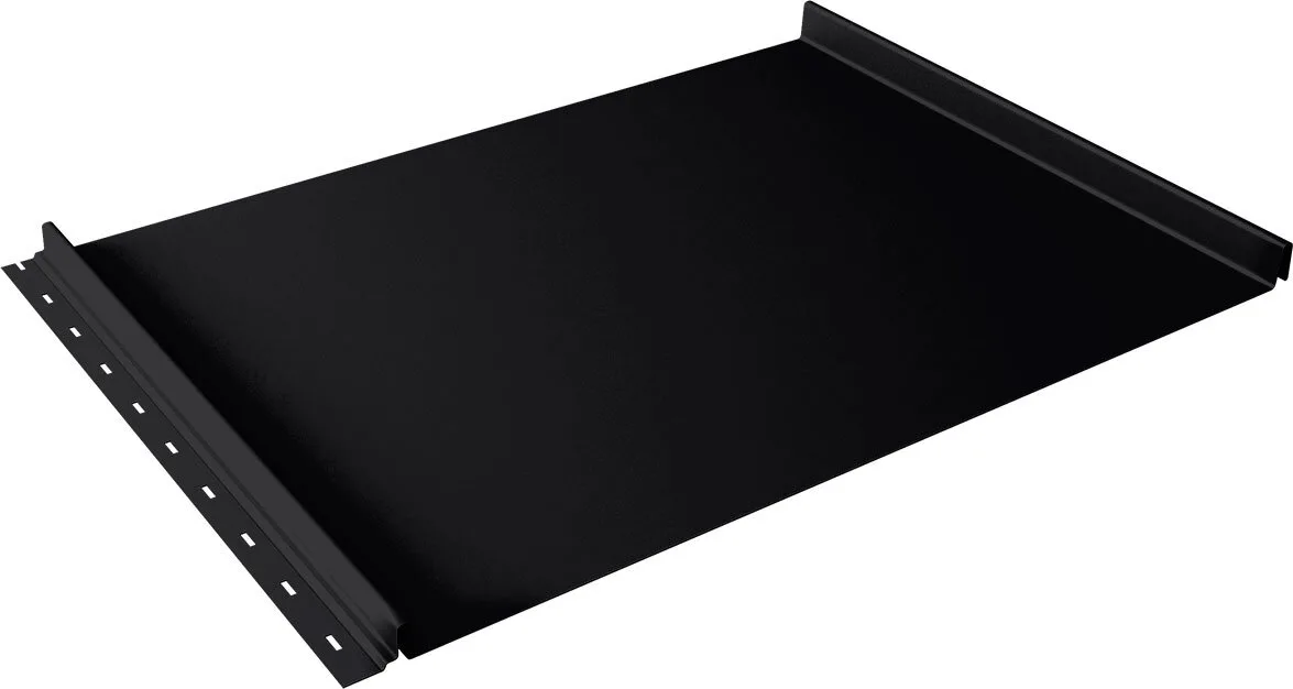 Кликфальц Grand Line 0,5 Полидэкстер TwinColor с пленкой на замках RAL 9005 черный