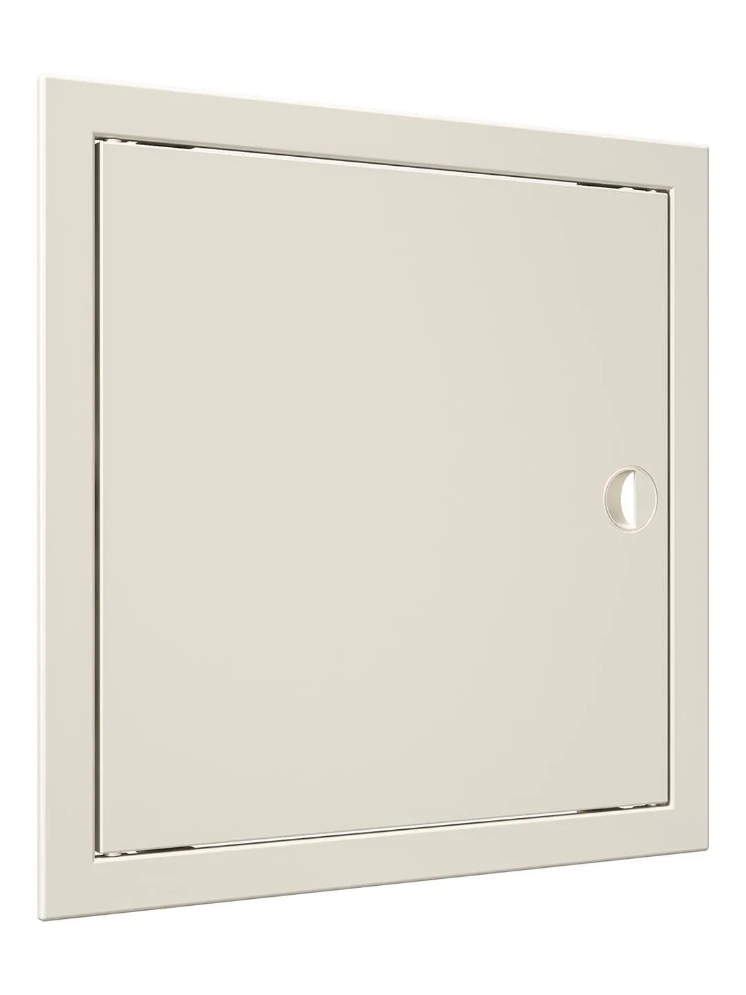 Люк ревизионный ЛР фланец 296х296 ручка 318х318 пластик Ivory EVECS