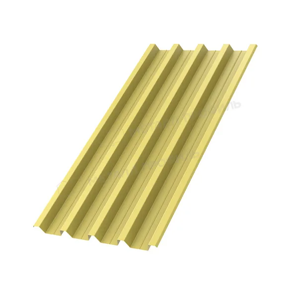 Профлист МЕТАЛЛ ПРОФИЛЬ Н-60x845-A NormanMP Металл Профиль (ПЭ-01-1018-0,5), RAL1018 Желтый цинк