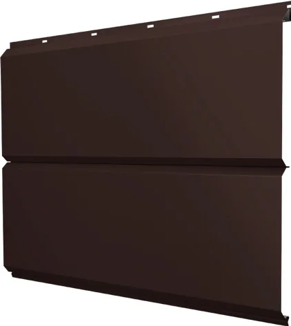 ЭкоБрус новый Grand Line 0,5 Drap ТХ с пленкой RAL 8017 шоколад