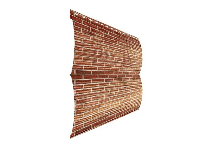 Сайдинг Woodstock-Т-28х330, ECOSTEEL-01-Кирпич-0.5