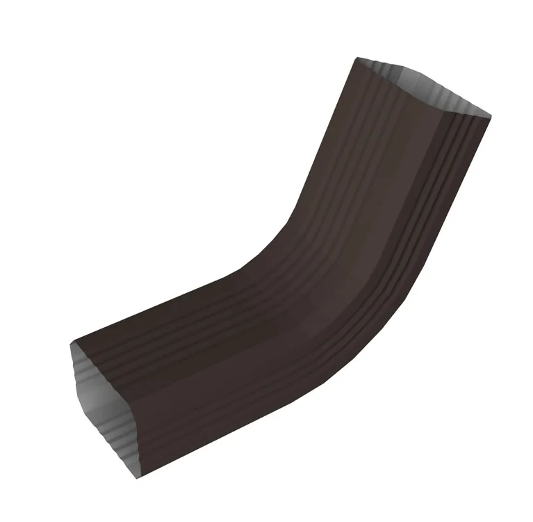 Колено стока гофрированное Vortex в2 матовый 76х102мм RR 32 темно-коричневый
