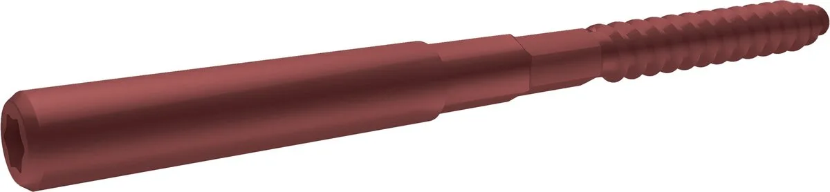 Шуруп-шпилька 8х160 Grand Line RAL 3011 коричнево-красный
