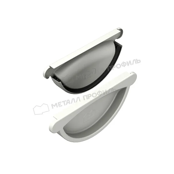 Заглушка желоба МЕТАЛЛ ПРОФИЛЬ Foramina PUR D125 Ral 9010