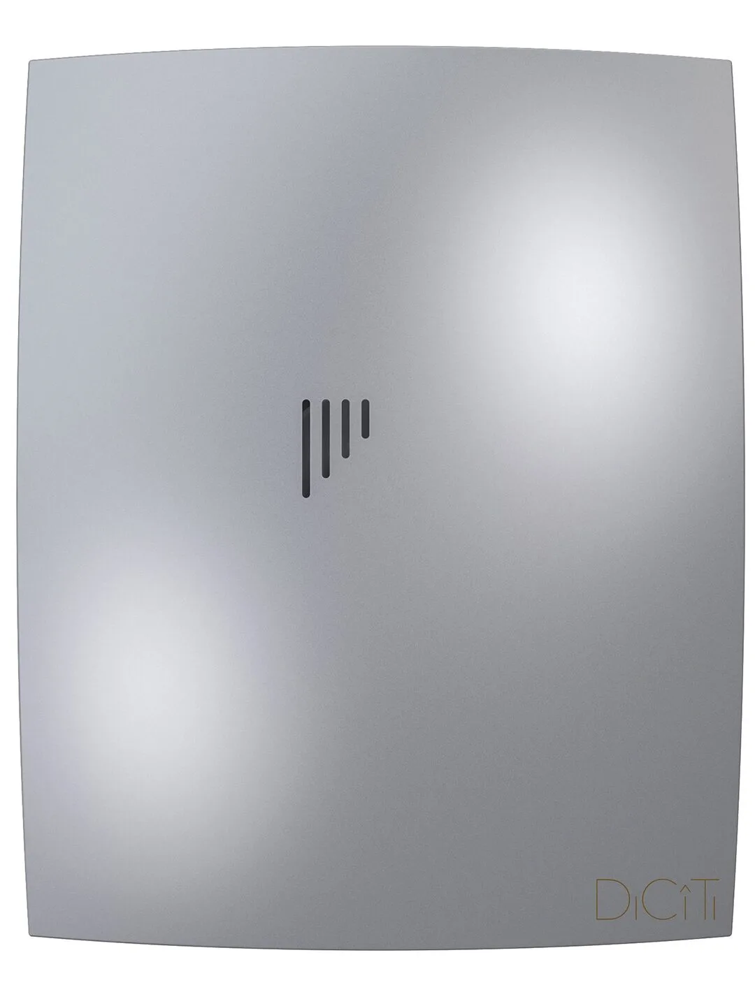 Вентилятор накладной BREEZE D125 обратный клапан Gray metal DICITI