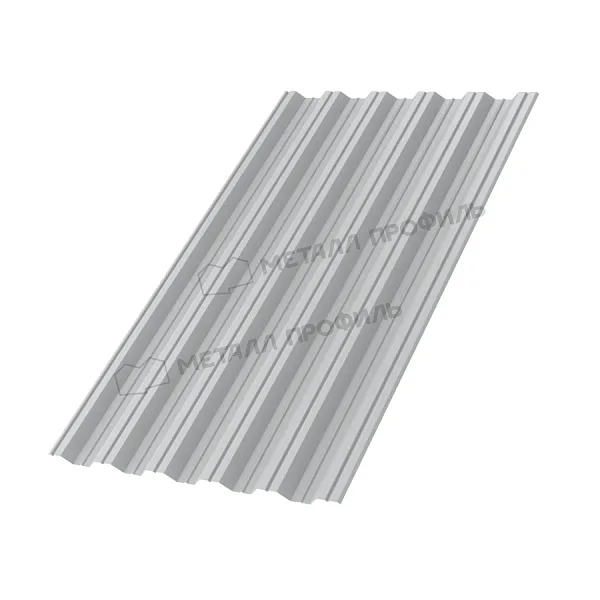 Профлист МЕТАЛЛ ПРОФИЛЬ НС-35x1000-A Металл Профиль (ПЭ-01-9006-0,45), RAL9006 Белый алюминий