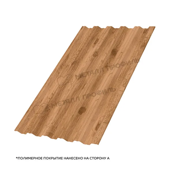 Профлист МЕТАЛЛ ПРОФИЛЬ НС-35x1000-A Металл Профиль (ECOSTEEL_MA-01-Сосна-0,5), Сосна