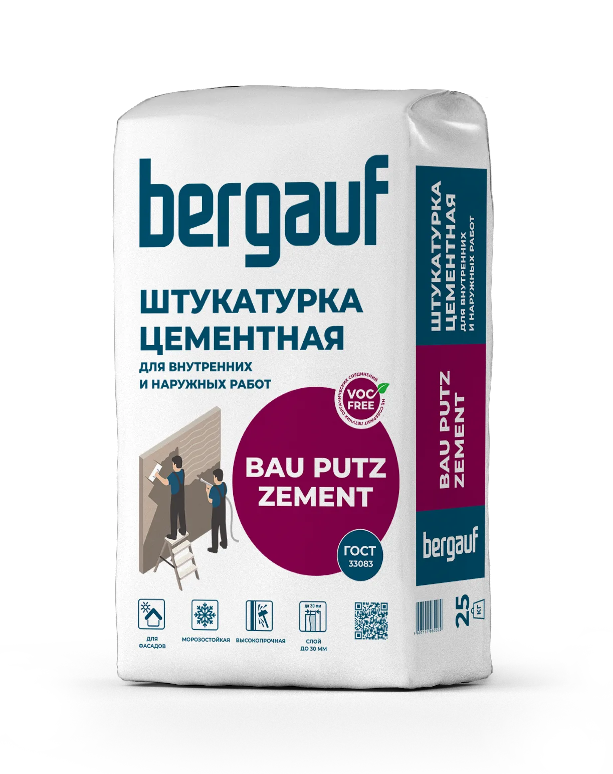 Bau Putz Zement Цементная штукатурка, 25 кг