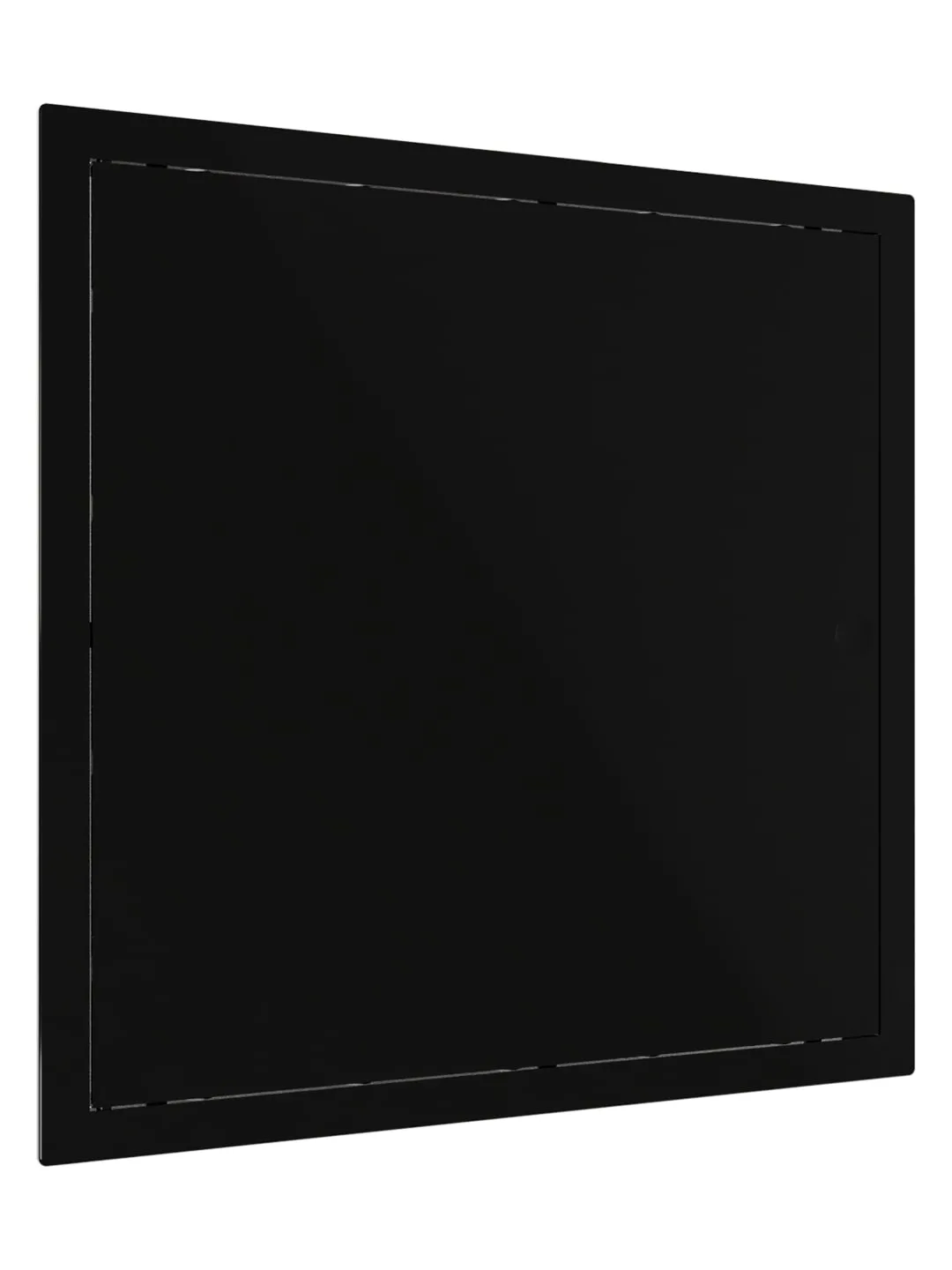 Люк ревизионный LN фланец 300х300 нажимной 327х327 пластик Black EVECS