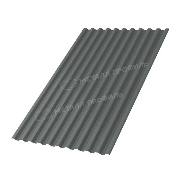 Профлист МЕТАЛЛ ПРОФИЛЬ С-21x1000-A Металл Профиль (ПЭ-01-7005-0,45), RAL7005 Мышиный