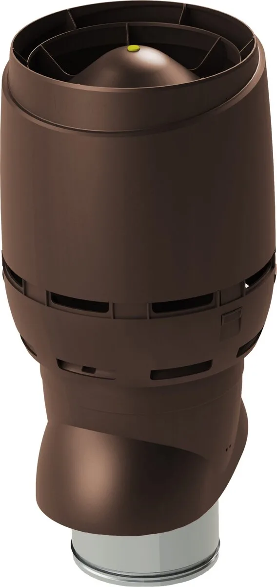 Выход вентиляционный Vilpe Flow XL 250/500 изолированный коричневый