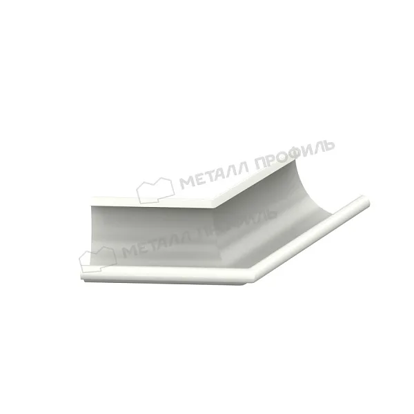 Угол желоба наружный 135 градусов МЕТАЛЛ ПРОФИЛЬ Foramina PUR D125 Ral 9010