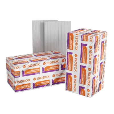 XPS ISOBOX Фасад 150 FAS/2, S/1 1180x580x50-L (фрезер., с микроканавками), поддон (6 упак)