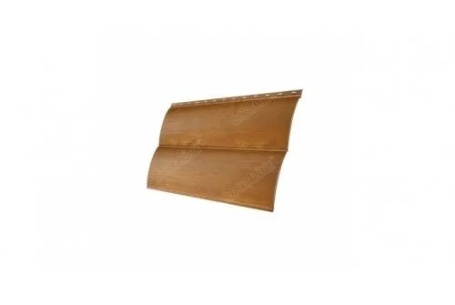 Сайдинг Блок-хаус new Grand Line 0,45 м Print Twincolor Golden Wood