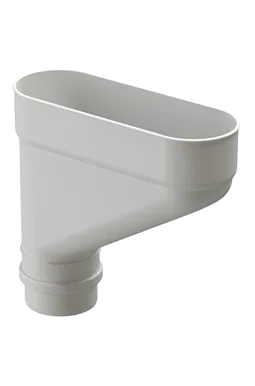 Коллектор для водостока Люкс (Lux) Пломбир, (RAL 9003) Döcke