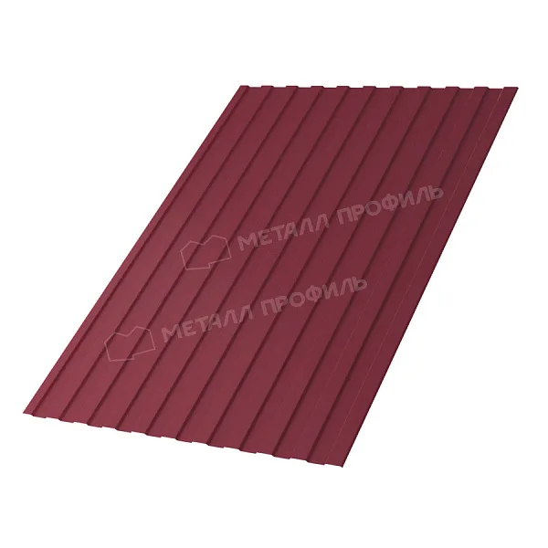 Профлист МЕТАЛЛ ПРОФИЛЬ МП-20x1100-R Металл Профиль (VikingMP E-20-3005-0,5), RAL3005 Красное вино