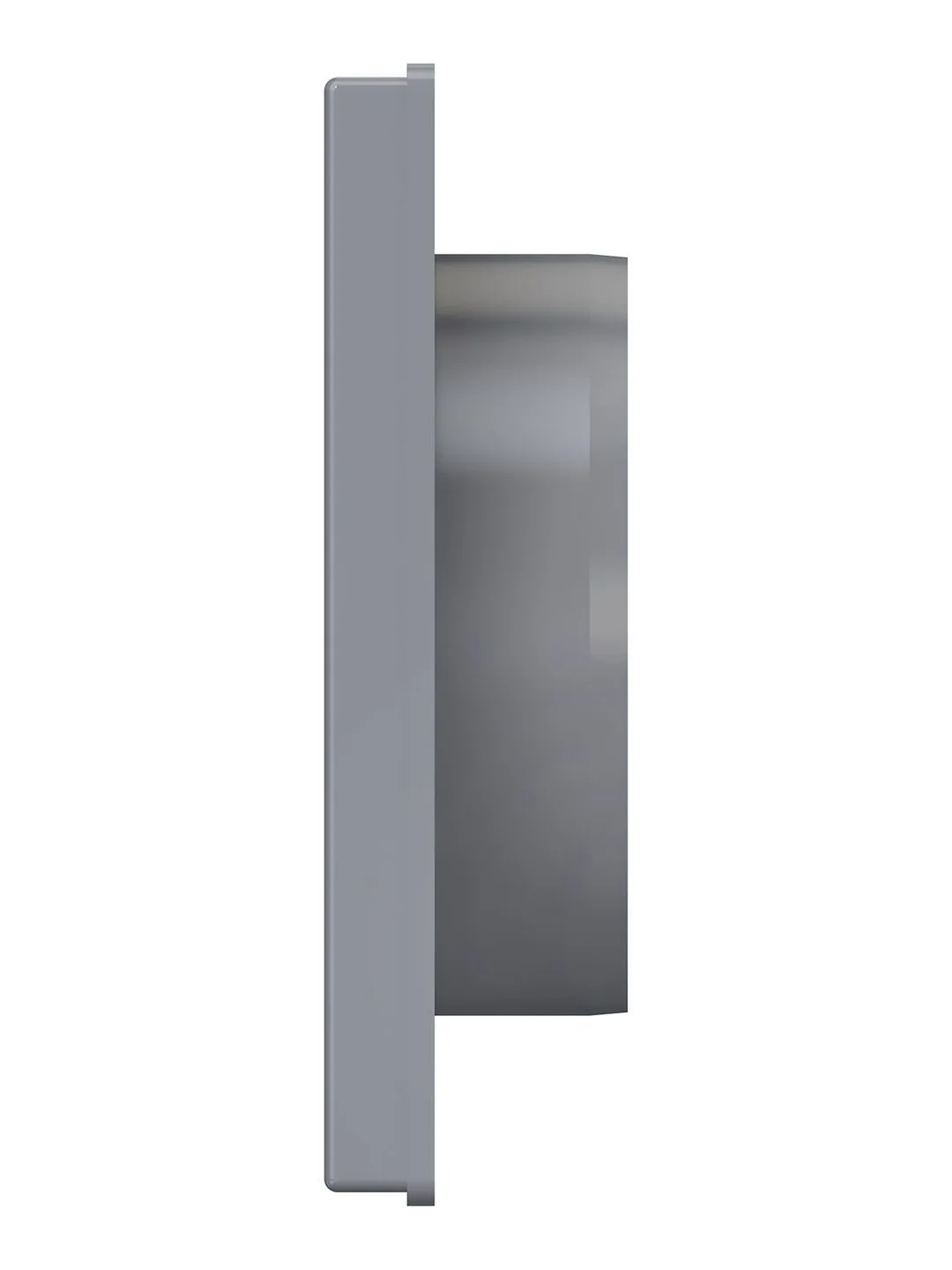 Выход стенной КФ фланец D100 жалюзи 150x150 ASA Gray ERA