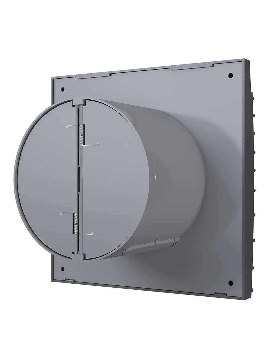 Вентилятор накладной SILENT D100 обратный клапан Dark gray metal DICITI