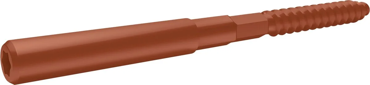 Шуруп-шпилька 8х160 Grand Line RAL 8004 терракота