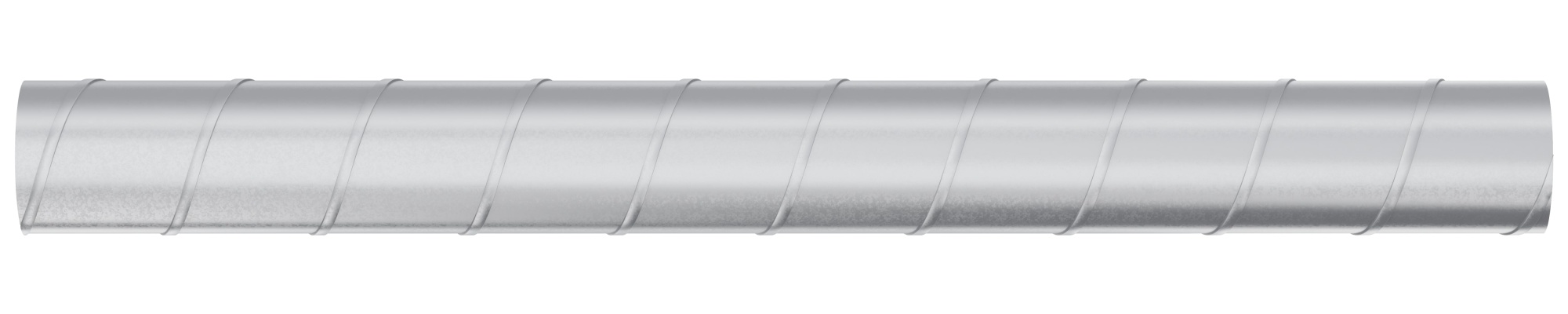 Воздуховод DG D125 L2м оцинкованная сталь ERA PRO